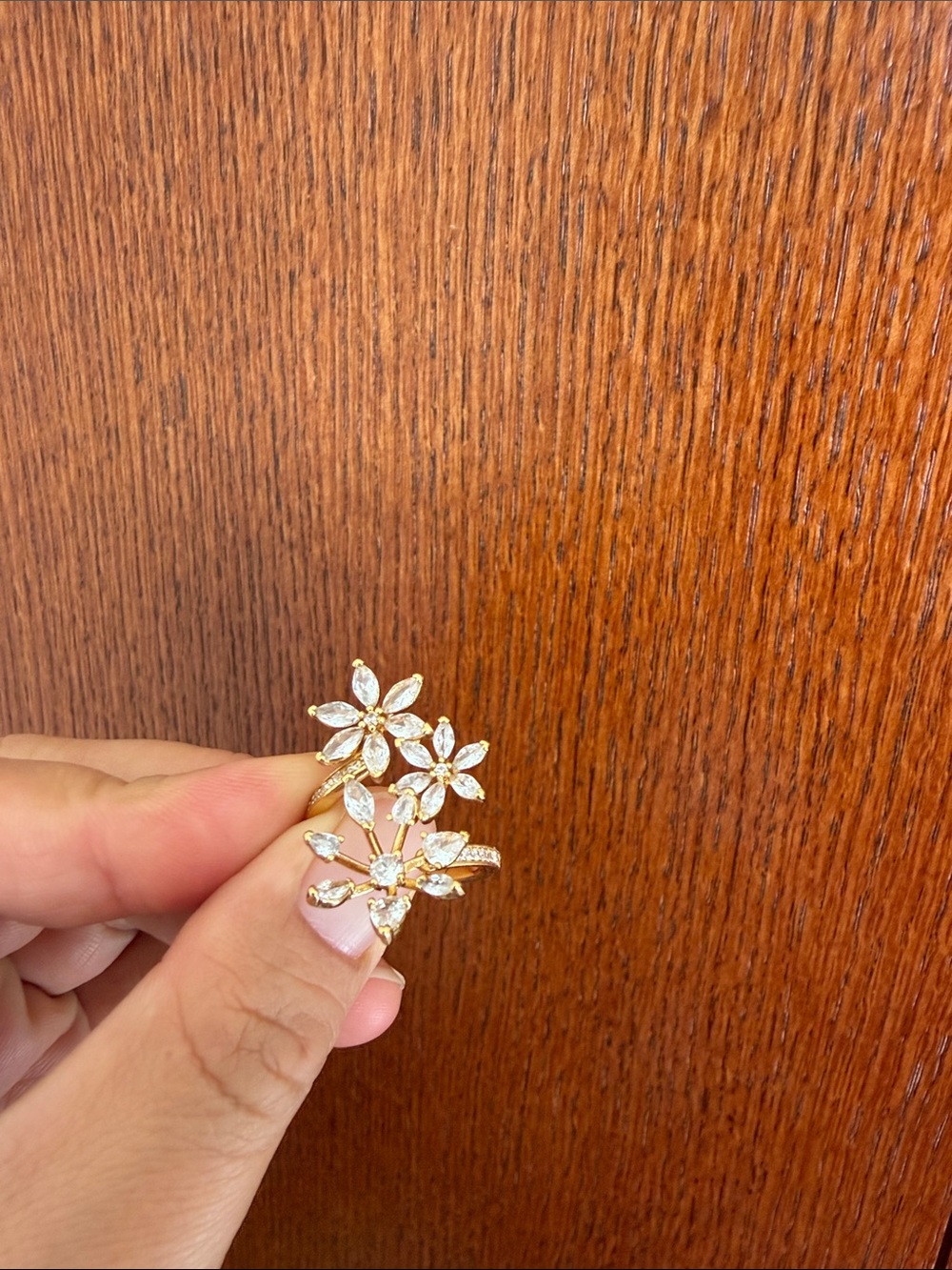 Kate Spade Gold Floral Crystal Drop Earrings - Women's Jewelry